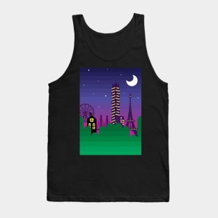 Midnight Cityscape Tank Top